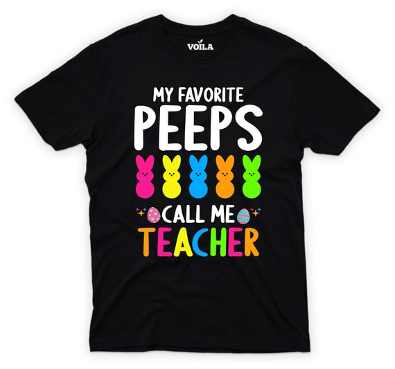 Teacher Happy Easter T-shirt for Men, Easter Women V Neck Shirt