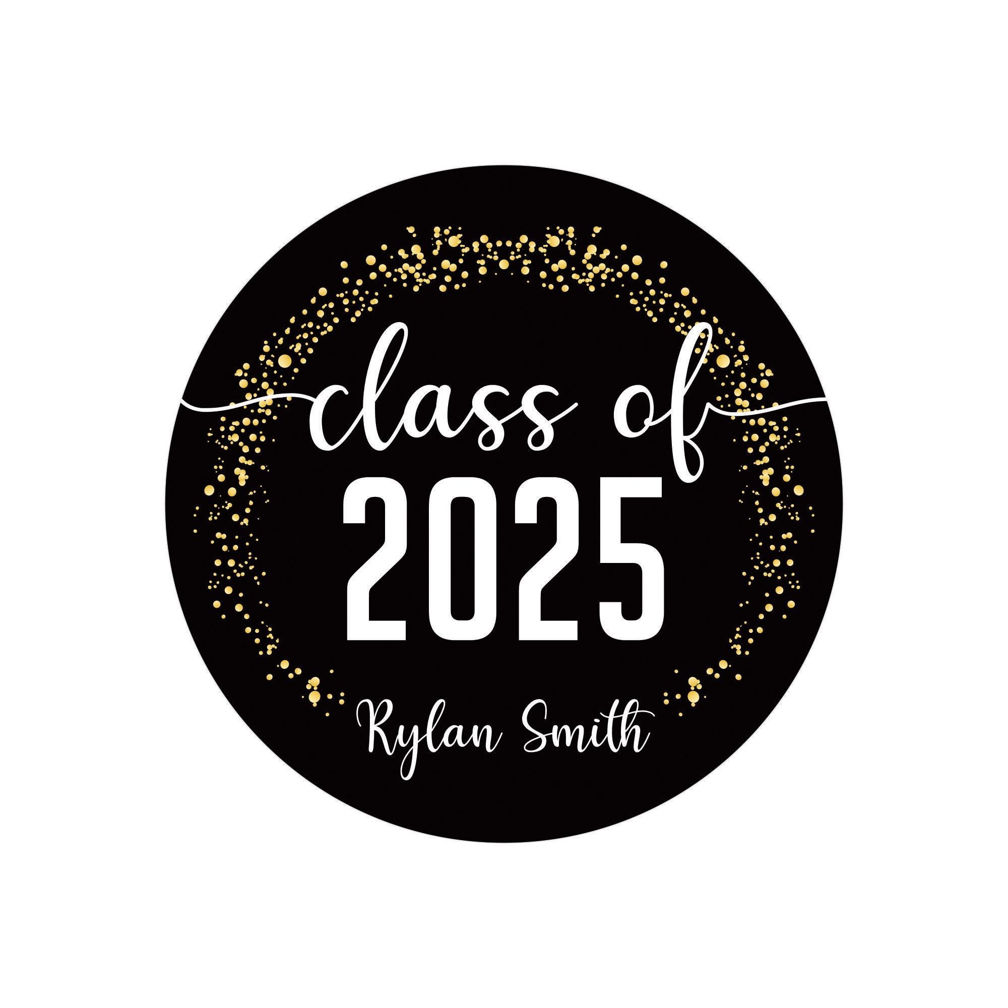 Round Colorful Stickers 288pcs Preschool Graduation Stickers - Class Of ...