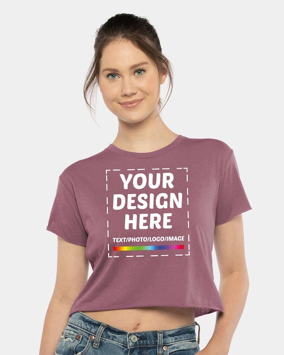 personalised crop top