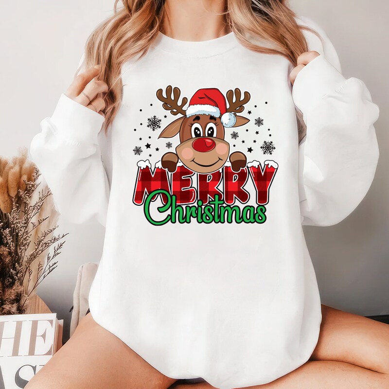 Santa And Reindeer  Sweater