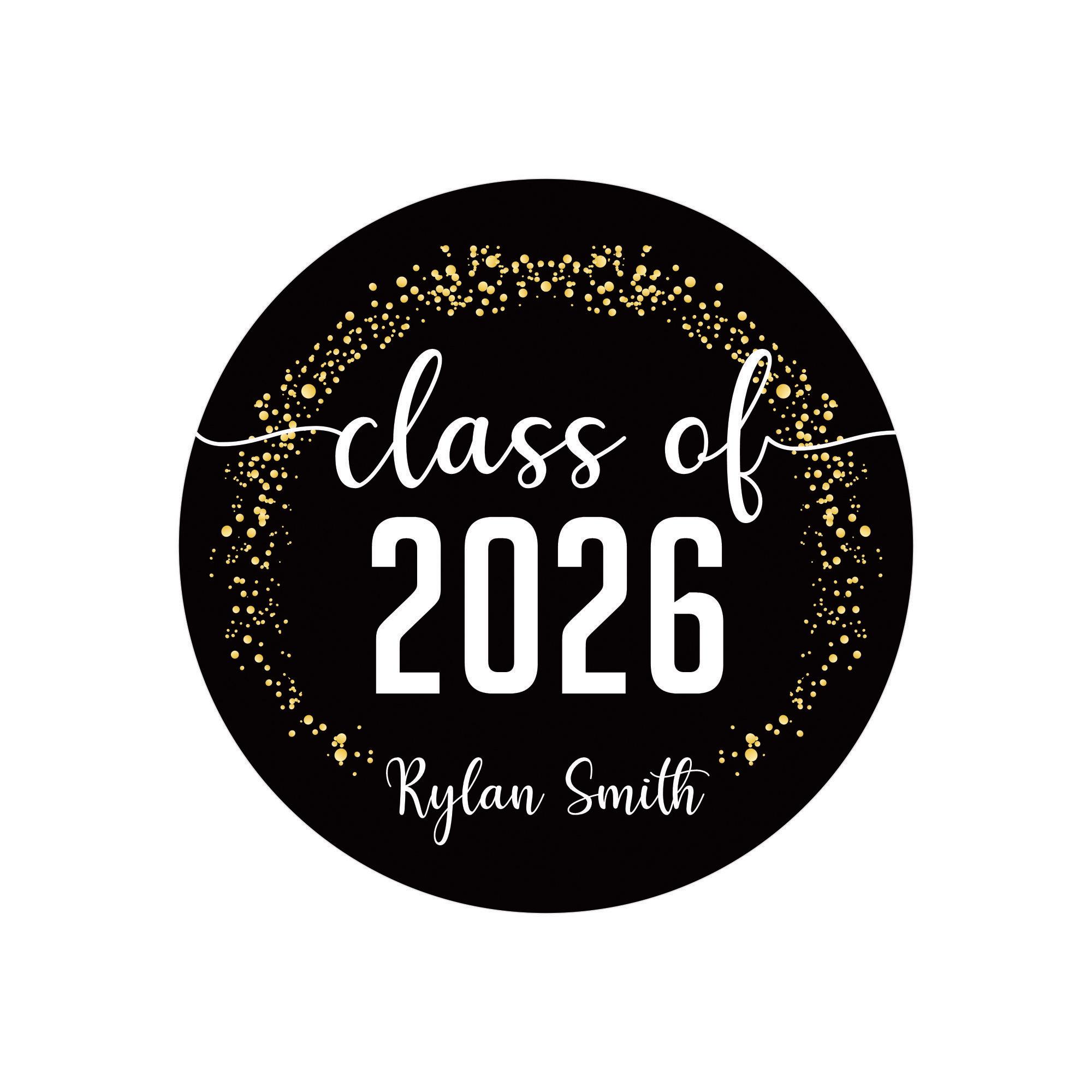 Personalized Graduation 2026 Stickers, Custom Class of 2026 Stickers ...