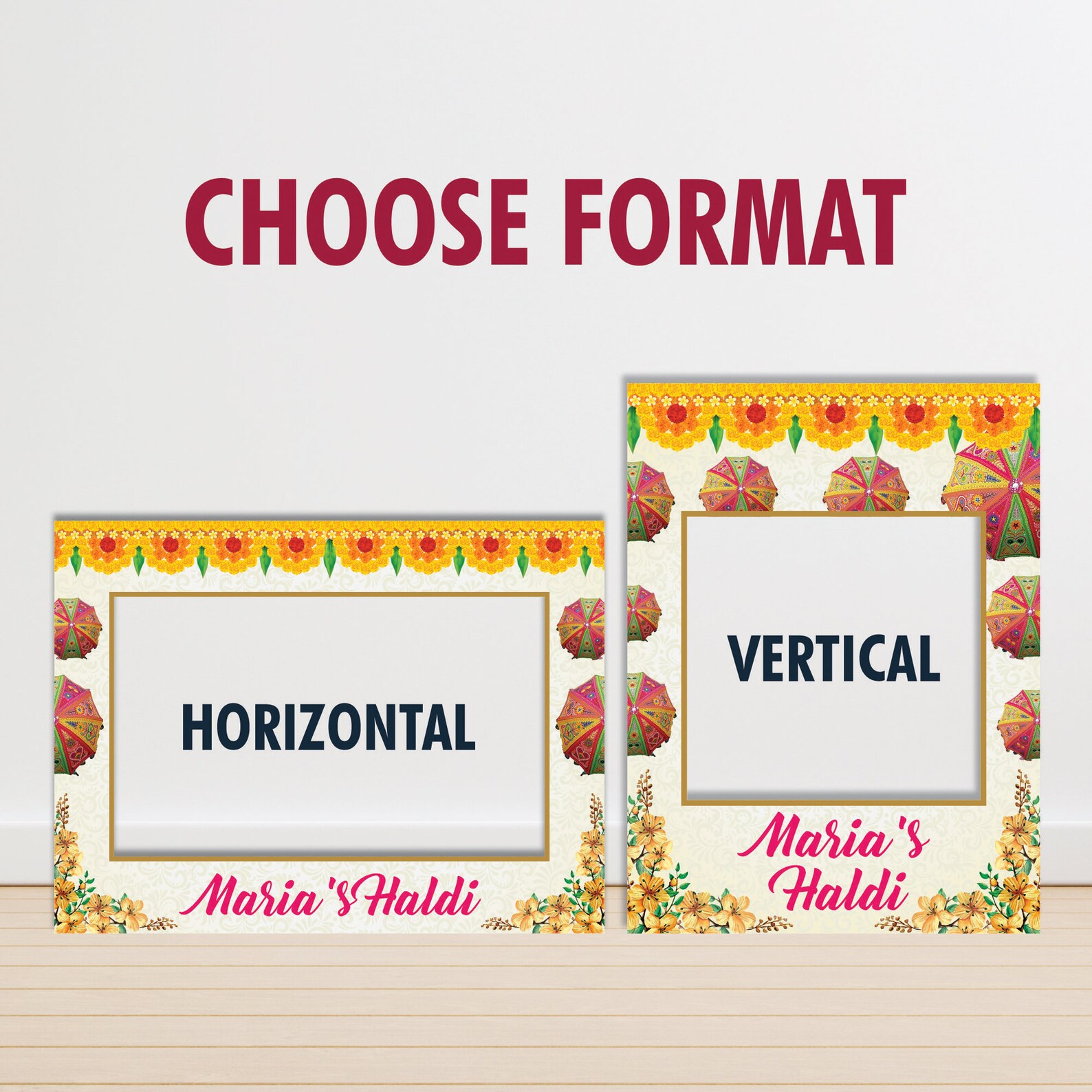 Personalized Haldi Selfie Frame Haldi Selfie Frame Photo Etsy