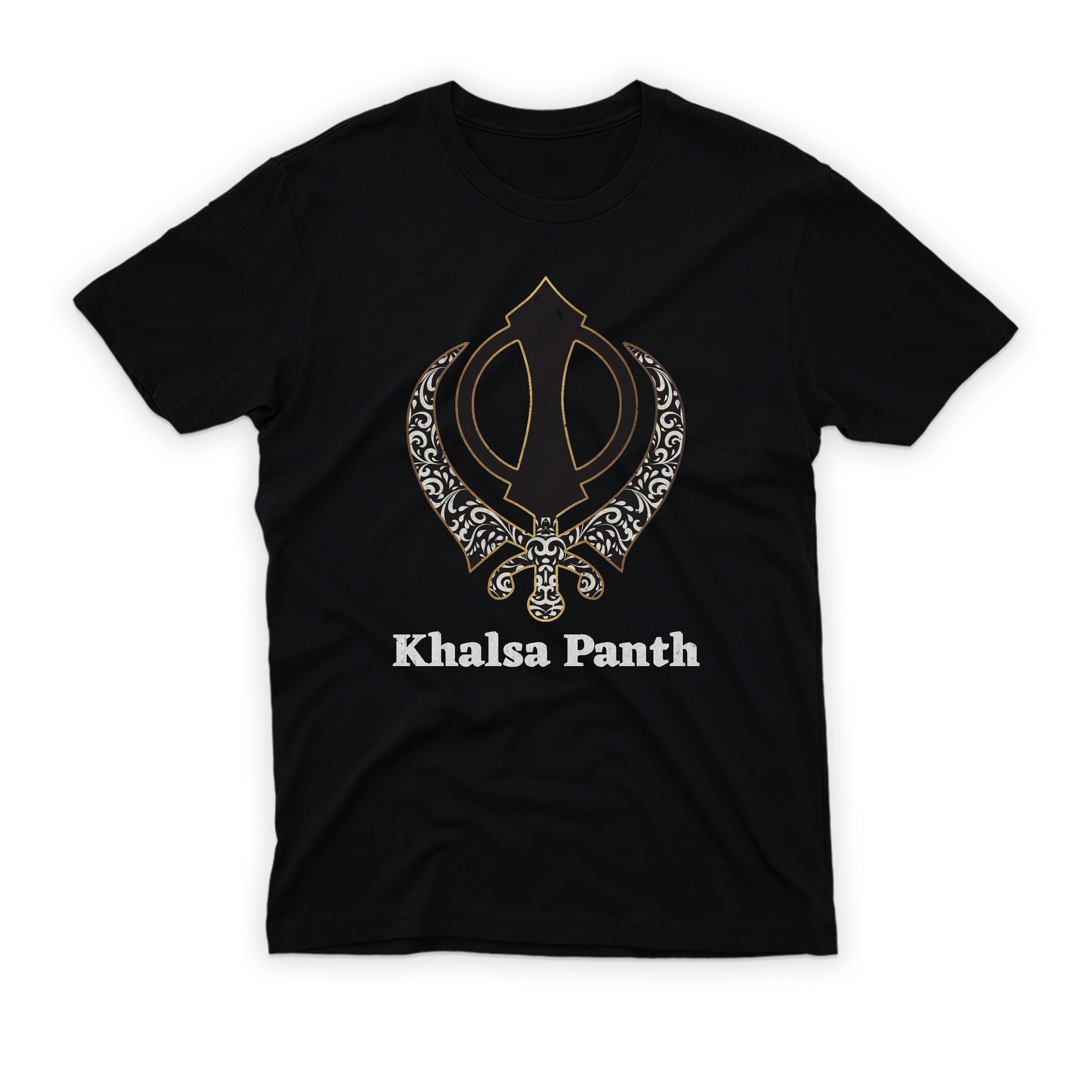 Buy Khanda Khalsa Panth T shirt for Men Punjabi Women V Neck Shirt Sikhism Shirt for Kids Unisex Proud Sikh Khanda T shirt Online in India Etsy