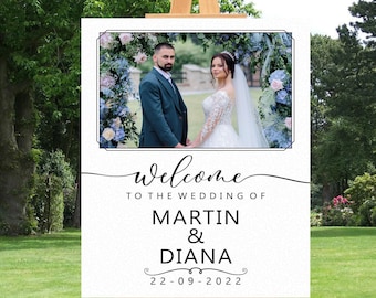 Custom Wedding Foam Board Poster Sign, Wedding & Event Custom Printing Foamcore Sign, Welcome Sign, Announcement Sign, Personalized Foamcore