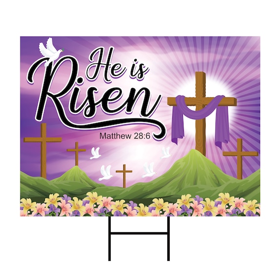 Happy easter sale he is risen