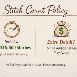 Stitch Count Policy