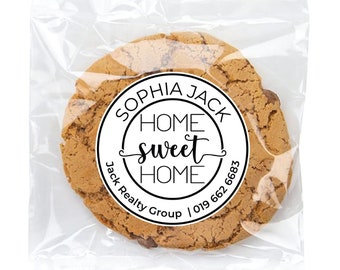 Personalized Realtor Open House Stickers, Custom Real Estate Stickers, Real Estate Marketing Labels, Round Realtor Favors, Gift Sticker