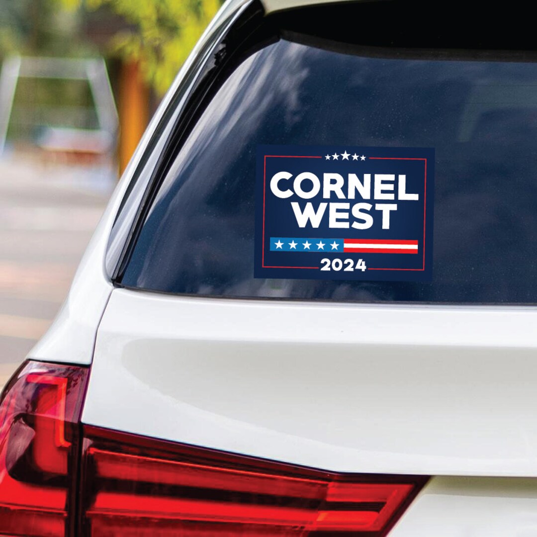 Cornel West 2024 Sticker Vinyl Decal West for President Sign Etsy