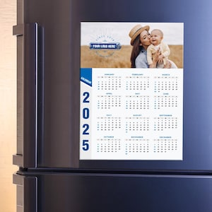 Personalized Magnet Calendars 2025, 12 Month 2025 Calendar Magnet, Custom Photo Calendar Refrigerator Magnet, Calendars Magnet, 6&quot; x 4.5&quot;