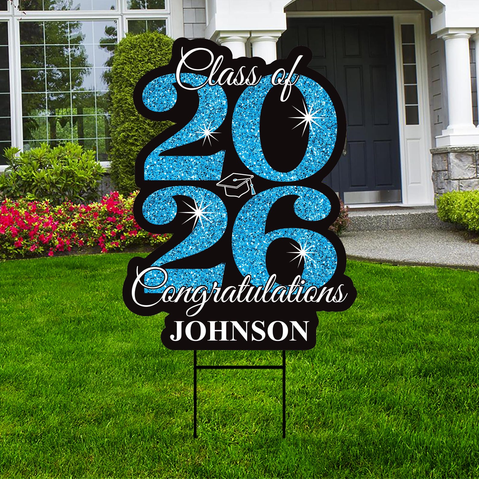 Personalized Graduation Yard Sign 2026 - Grad Sign, Class of 2026 Lawn ...