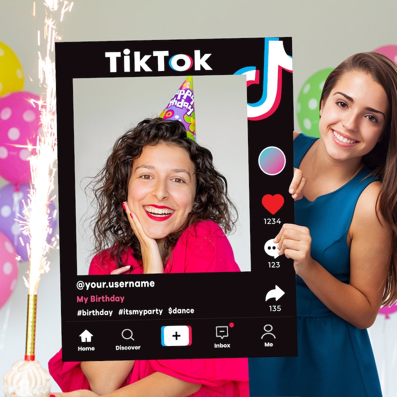 Personalized Selfie Frame Tiktok Selfie Frame Wedding Selfie Etsy
