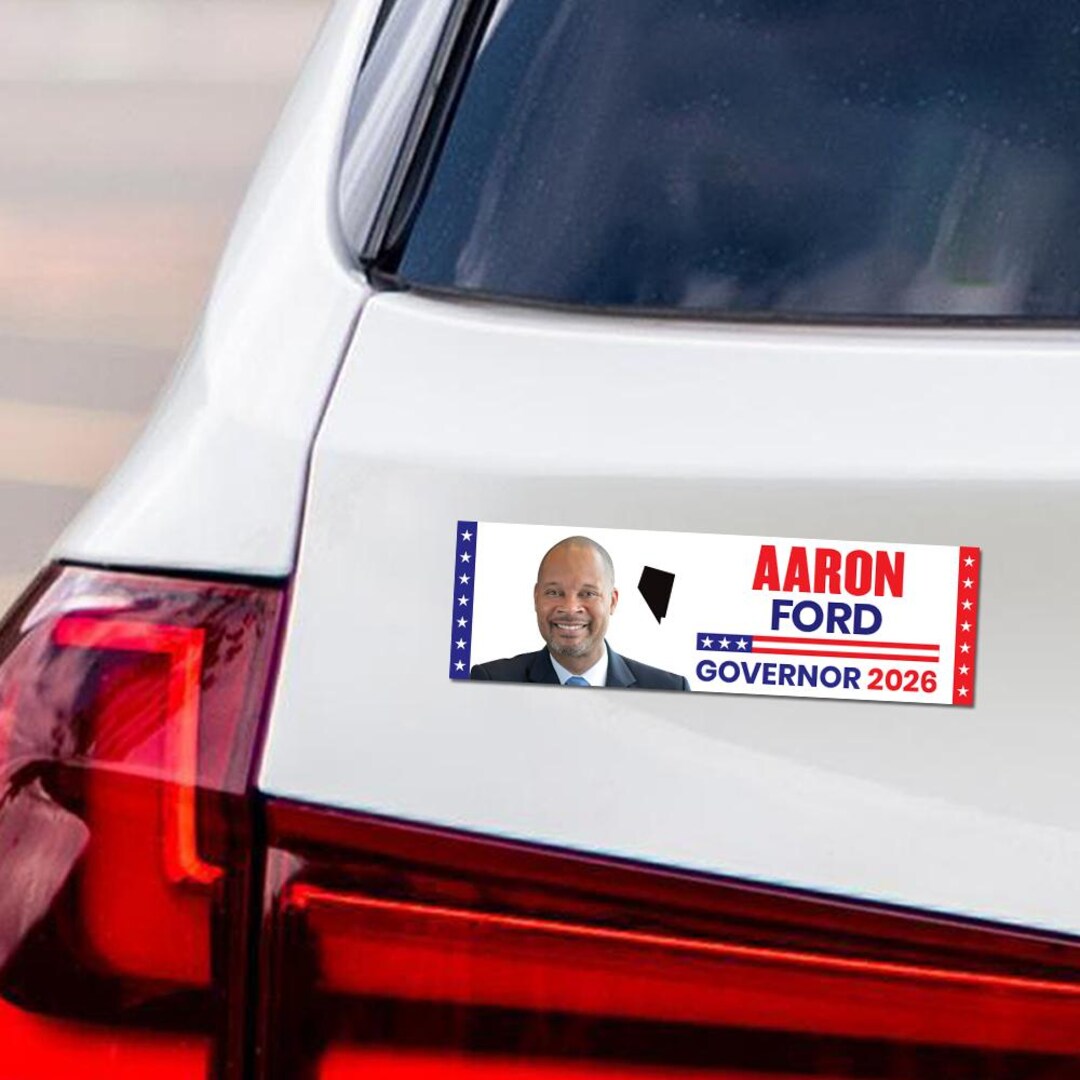 Aaron Ford for Nevada Governor 2026 Car Magnet - Vote Aaron Ford ...