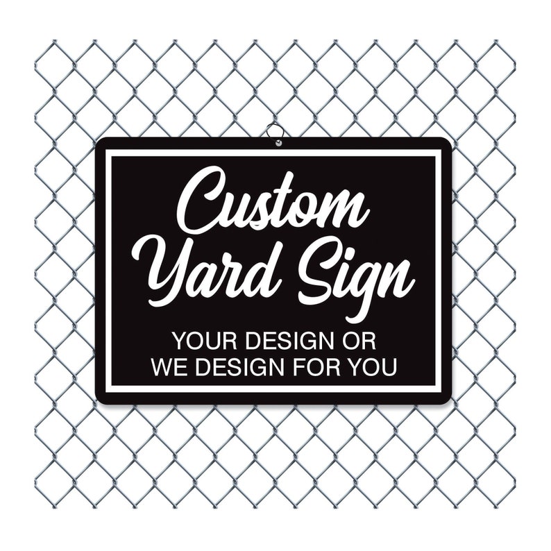 Custom PVC Sign - Personalized Plastic Signage, Outdoor Business ...