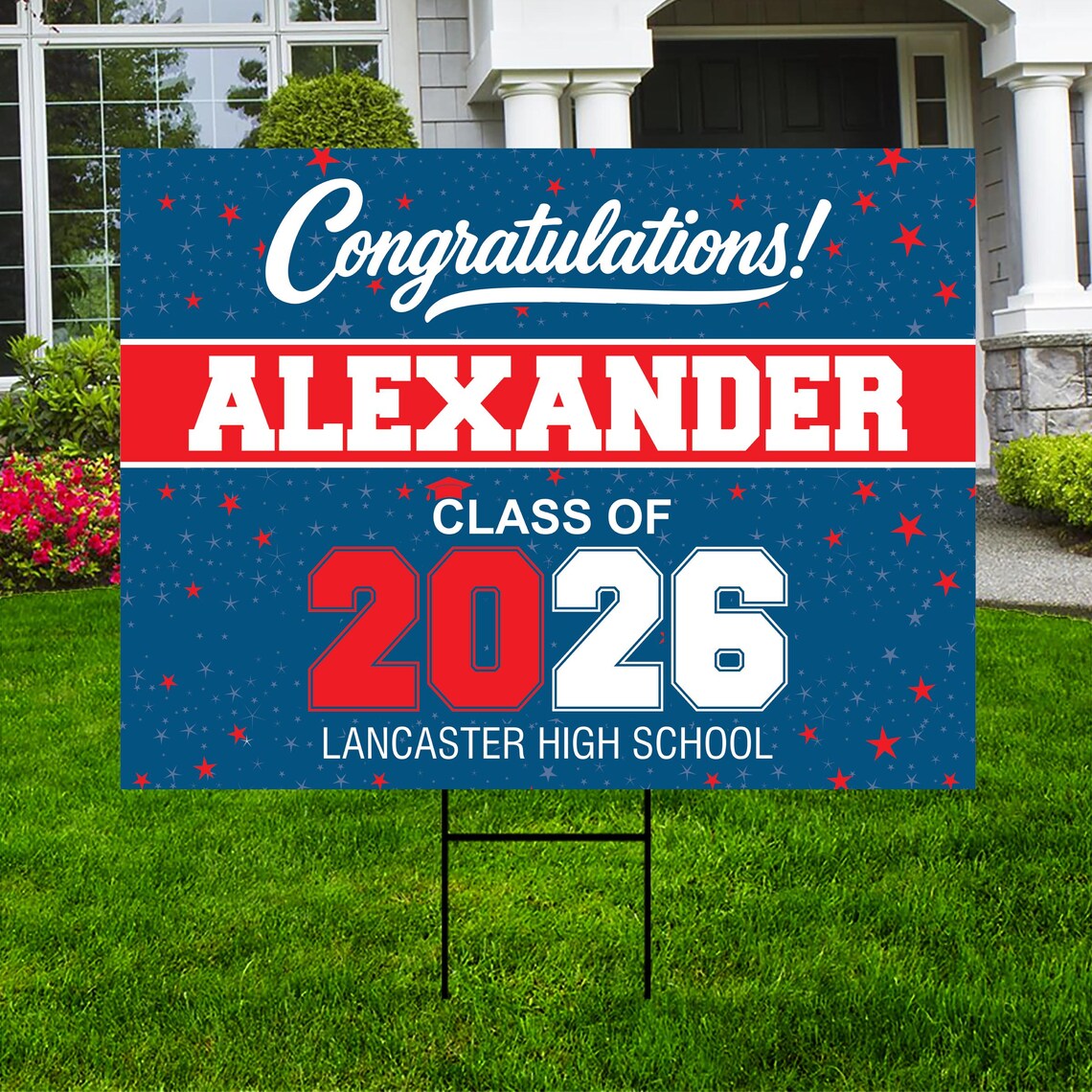 Personalized Graduation Yard Sign 2026, Class of 2026 Custom Name Lawn ...