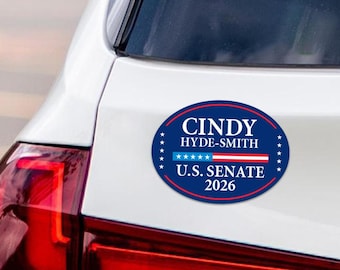 Aimant Cindy Hyde-Smith pour le Sénat du Mississippi 2026 - Aimant Hyde-Smith vote véhicule, Aimant Élections Sénat du Mississippi 2026 - 6 x 4,5 pouces