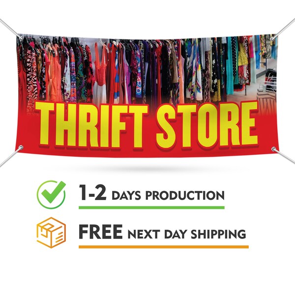 Thrift Store Signs Etsy