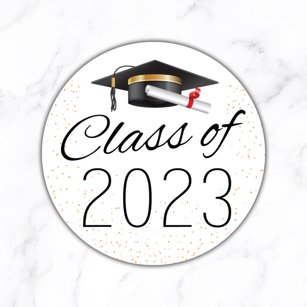 Personalized Graduation 2023 Stickers Custom Class of 2023 Etsy