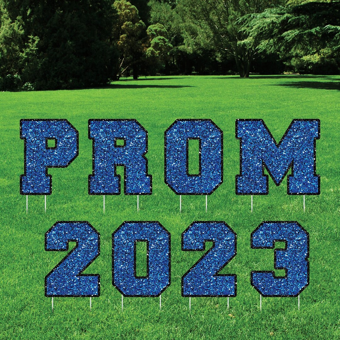 Prom 2023 Graduation Yard Sign Letters, Prom Graduation Yard Cutouts