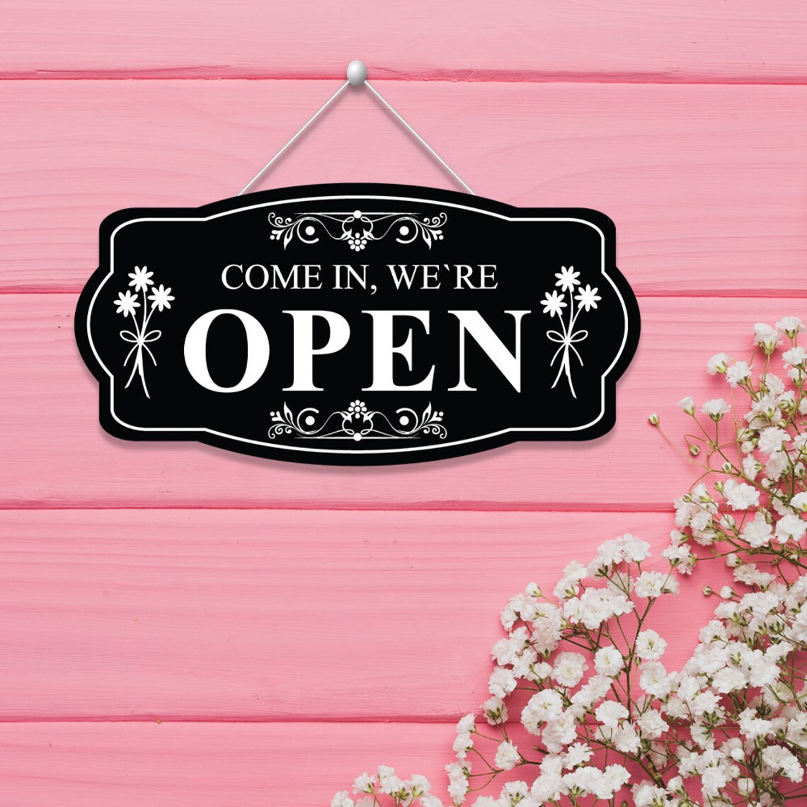 Open and Closed Sign for Door or Wall 10