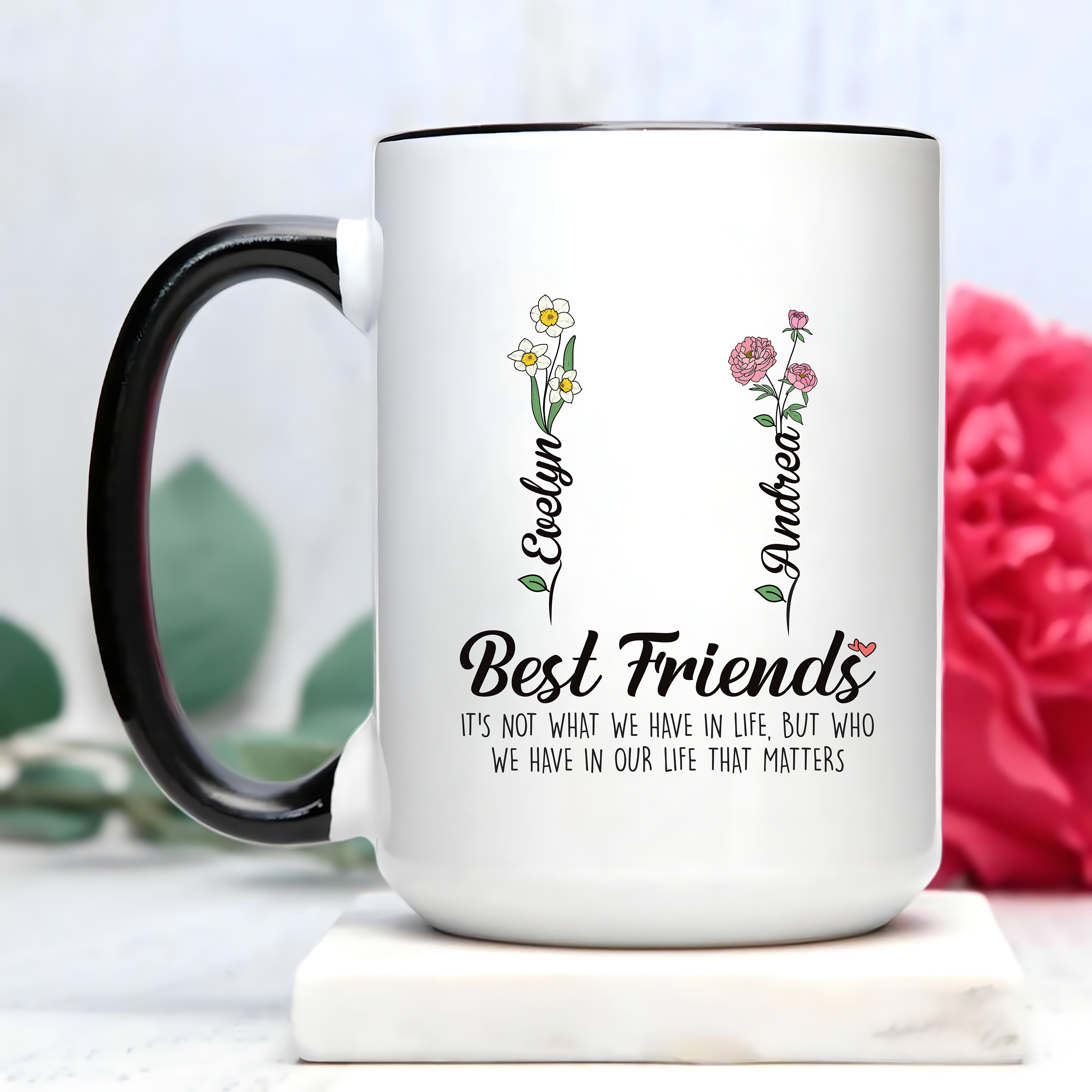 Personalized Best Friend Coffee Mug - Unique Birthday & Sister Gifts ...