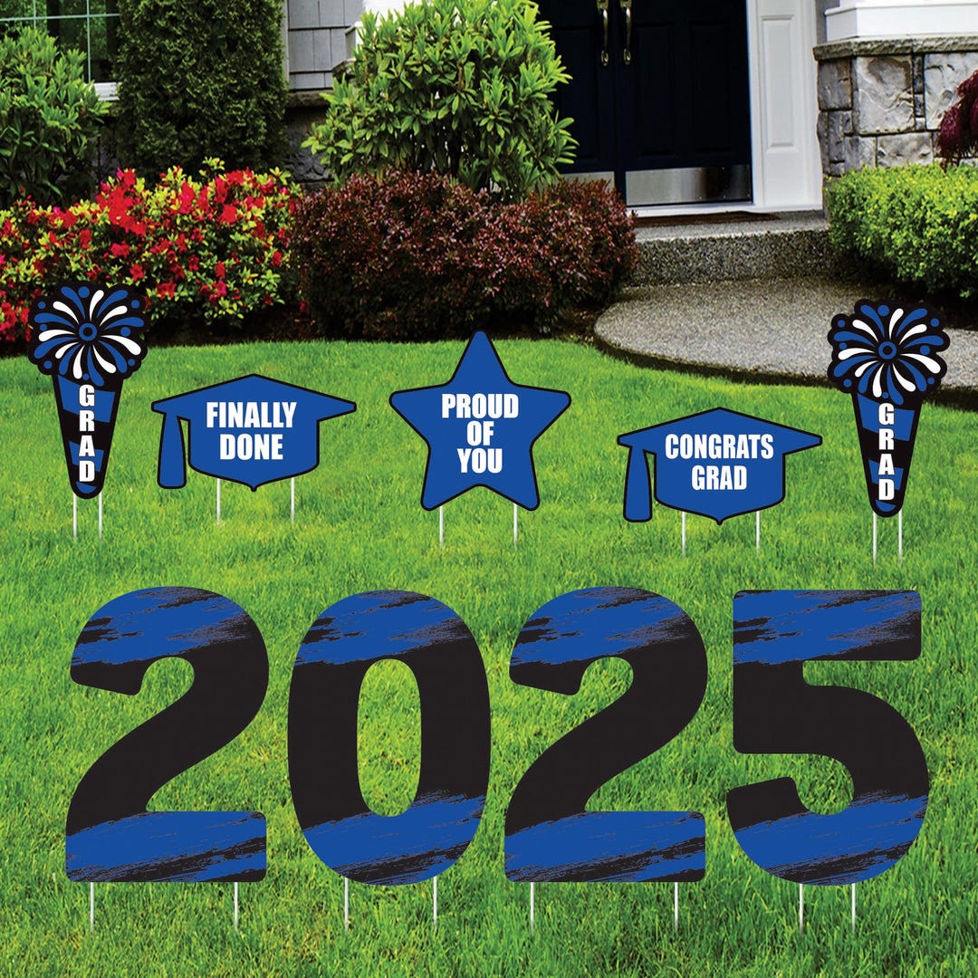 Class Of 2025 Yard Sign Design 