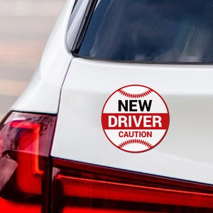 New Driver Car Magnet - Student Driver Vehicle Magnet - New Driver  - New Driver Bumper Safety Sign - New Driver Vehicle Magnet