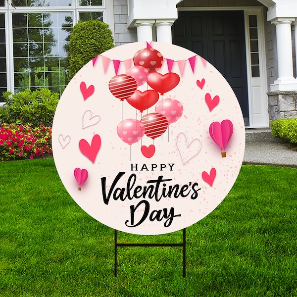 Valentine Yard Decor Etsy