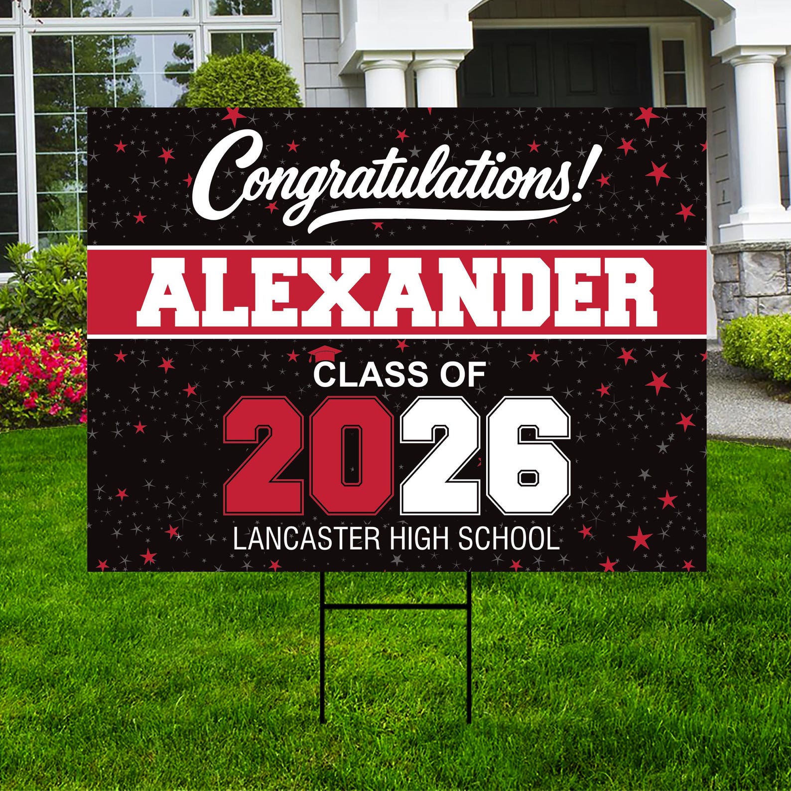 Personalized Graduation Yard Sign 2026, Class of 2026 Custom Name Lawn ...