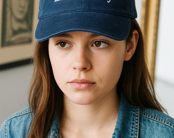 Custom Text Embroidered Hat, Personalized Cap with Name and Logo, Gift for Bride, Dad, Mom, Bachelorette Party, Christmas Custom Hat