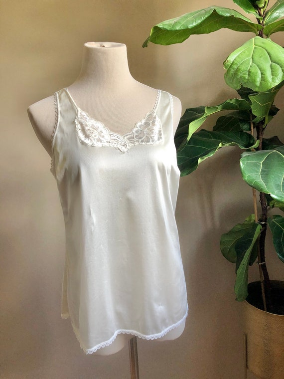 cream lace camisole