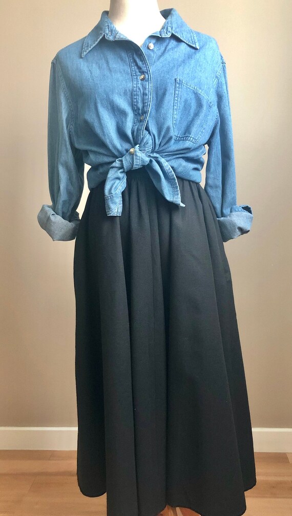 black tulip skirt
