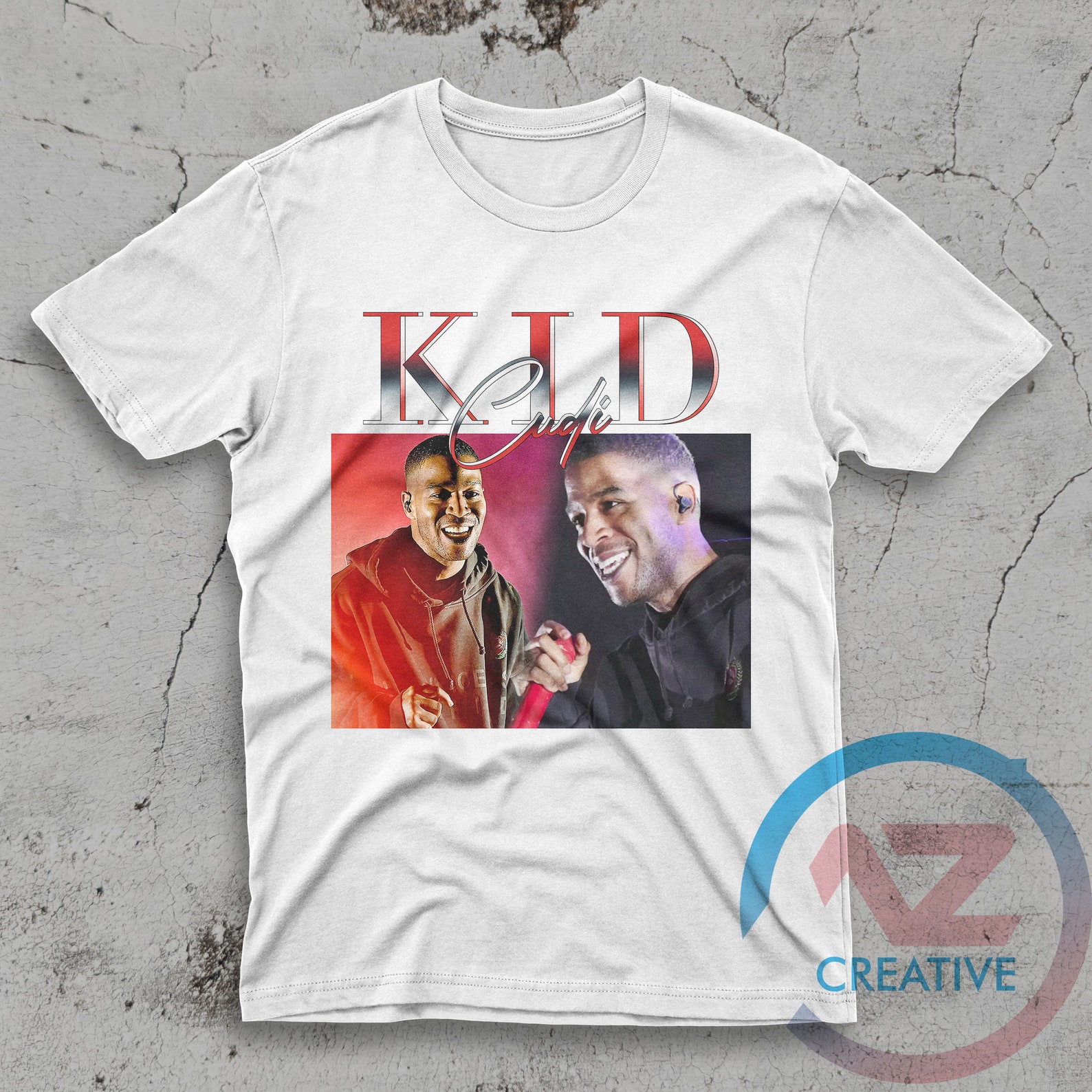 Kid Cudi Vintage 90's Inspired Bootleg T-shirt Kid Cudi | Etsy