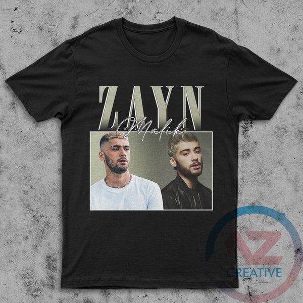 Zayn Malik Shirt Vintage T-Shirt, Inspiring Tees, Rap Tees, Music Artist unisex T-shirt, Birthday Gift T-Shirt 90s