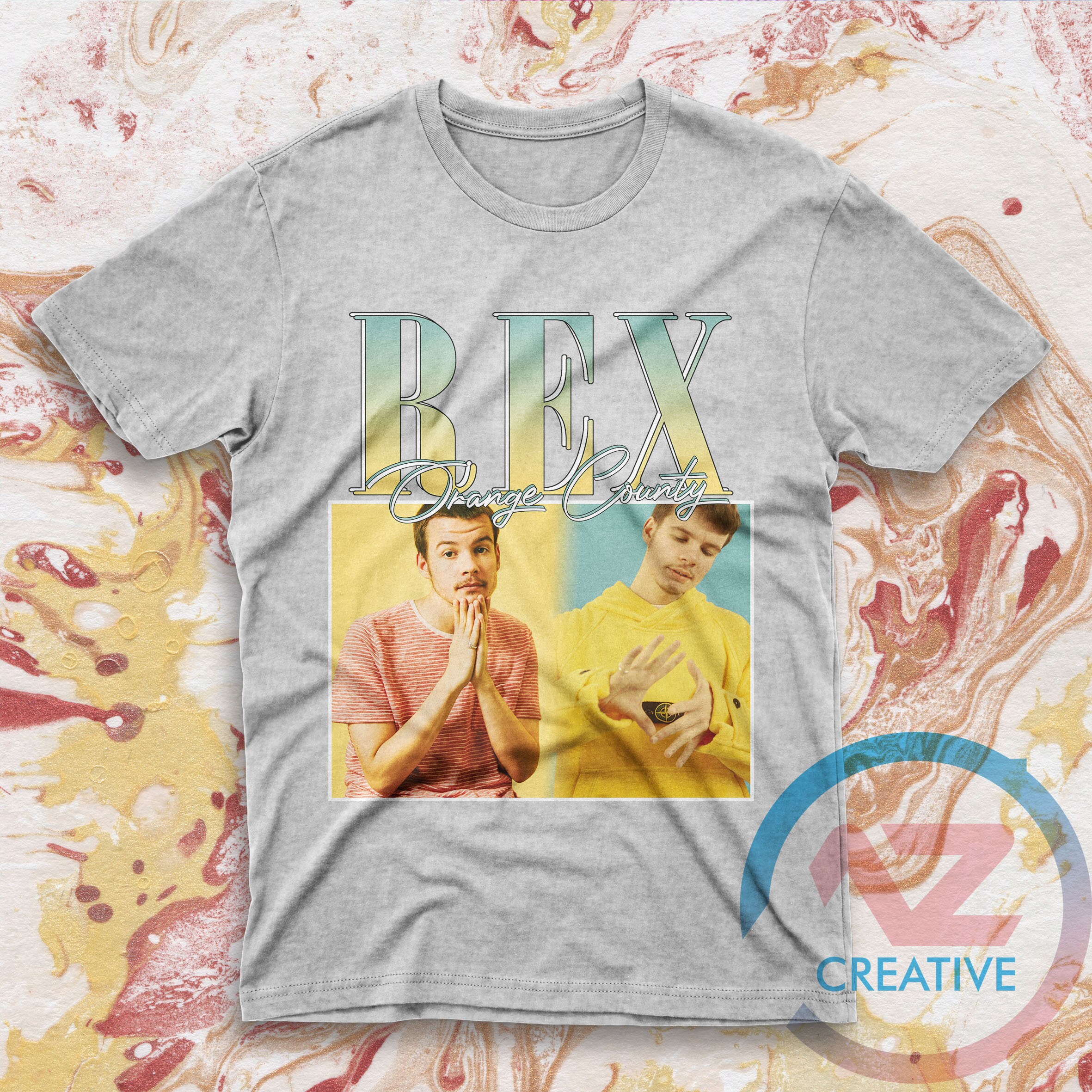 REX Orange County Rap Hip Hop 90s Retro Vintage T Shirt New Etsy