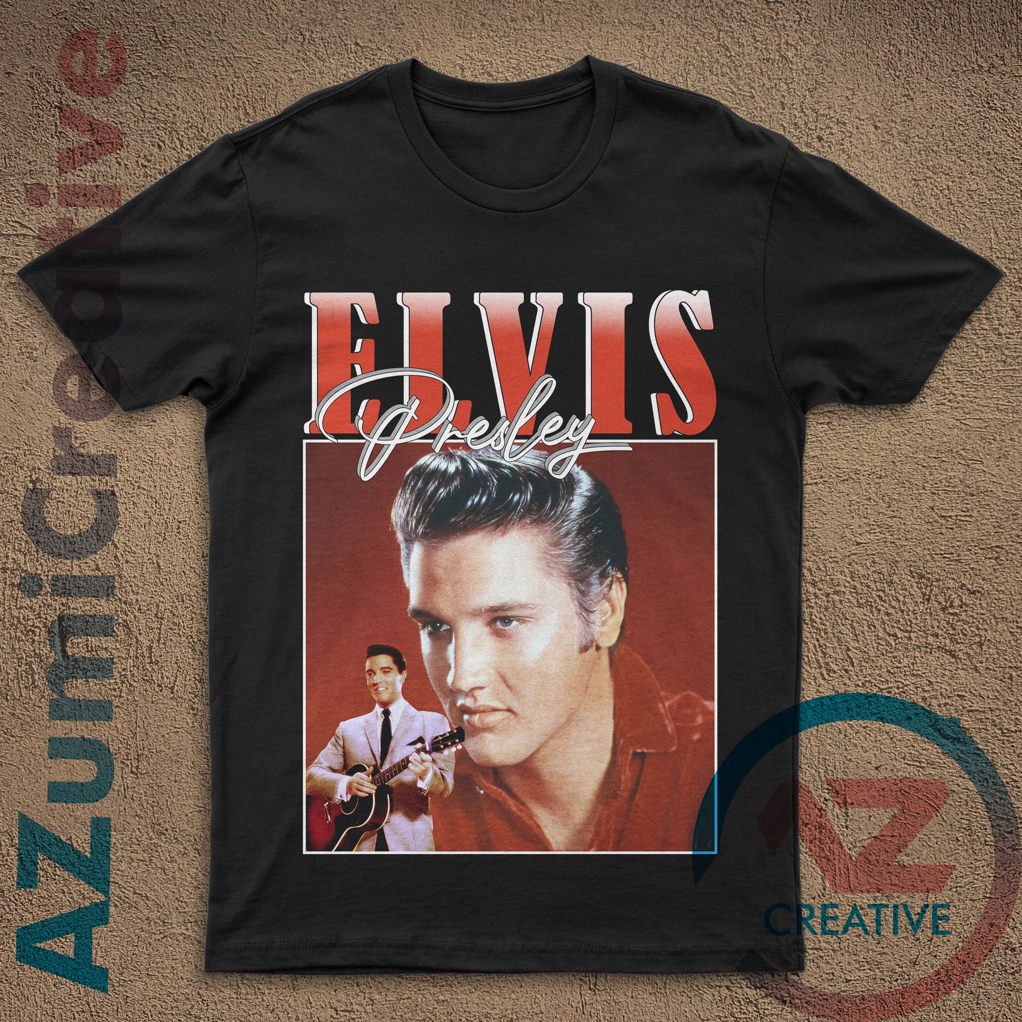 Discover The King Vintage 90s T-Shirt Elvis Presley vintage shirt music Rock n Roll t-shirt