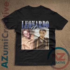 Leonardo Dicaprio Shirt, Rap Hip Hop 90s Retro Homage Vintage 90's t-shirt New Casual Men Women shirt