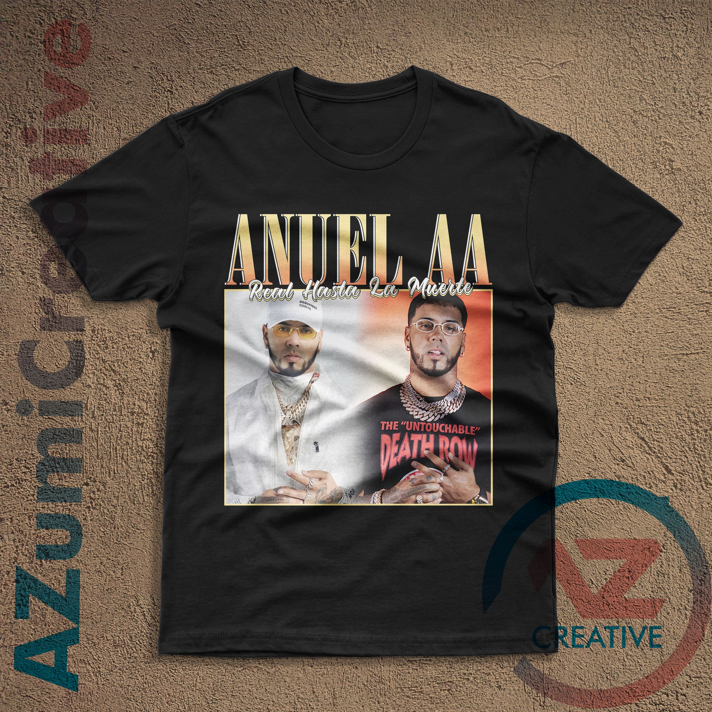 Anuel AA Vintage look Camisa / realista la/ Camiseta / Anuel AA Ropa / Anuel  / Anuel Merch / hecho a mano / Tendencia / Regalo / Mujer / Hombre -   México