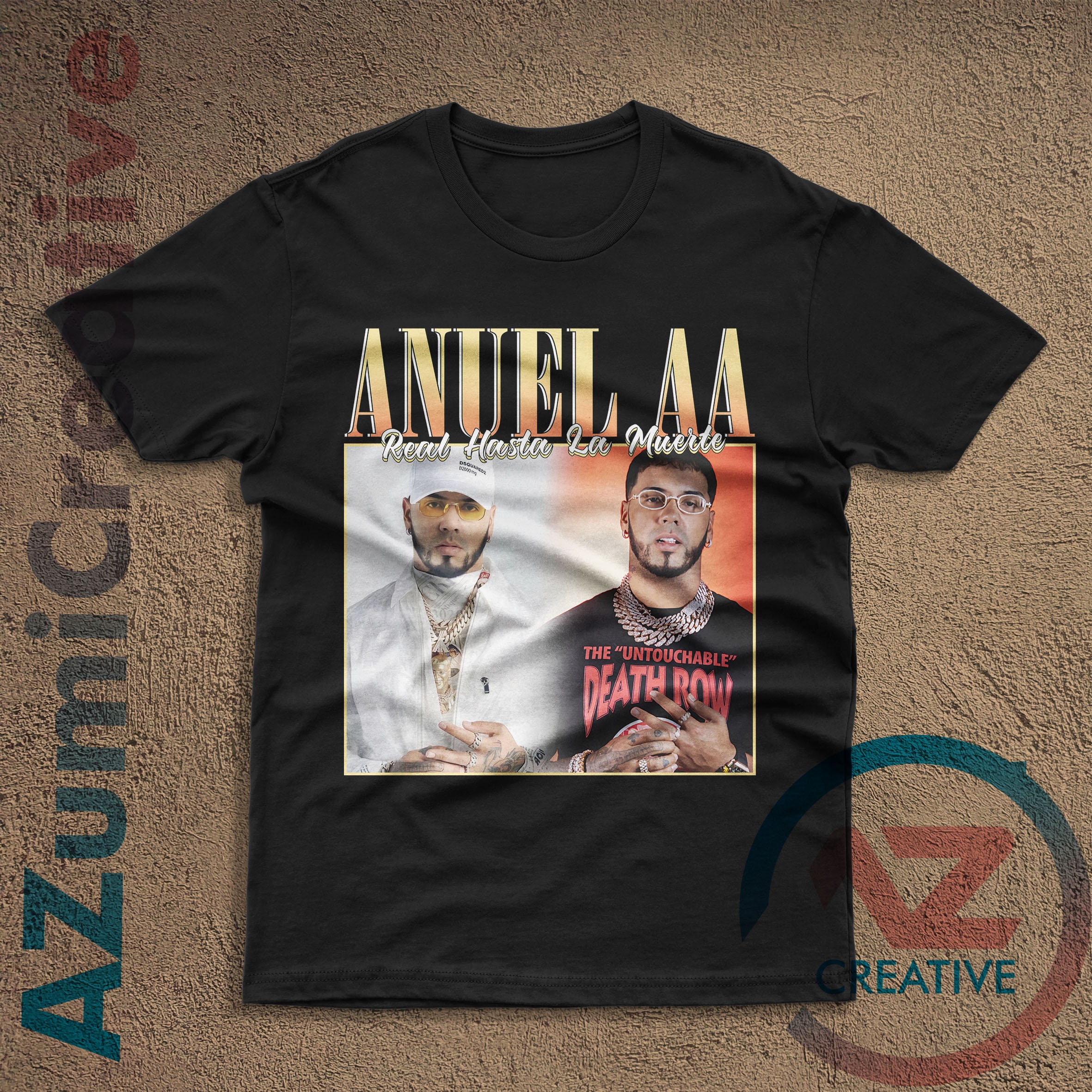 ANUEL AA Vintage Style T-shirt Inspiring Rap Hip Hop 90s Retro | Etsy