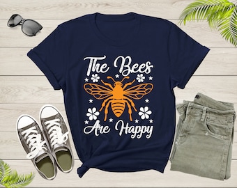 Bee Lover Gift for Beekeepers Bumblebee Birthday Men Women T-Shirt Save the Bees Shirt Honey Bee Shirt Beekeeper Shirt Bee Lover Shirt