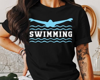 Swimmer Swimming Swim Team Coach Gift for Men Women Kids T-Shirt Swimmer Holiday Birthday Game Day Swim Presents Tshirt