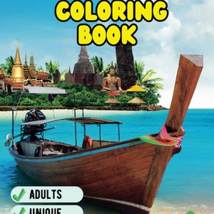 Travel Coloring Book For Adults Coloring Pages Travel Coloring Book For Women Men Coloring Books For Adults Relaxation Gift Coloring Books