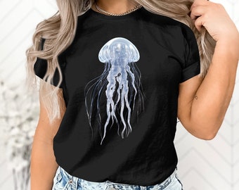 Funny Cute Ocean Sea Jellyfish Marine Biologist Summer Gift T-Shirt Cool Jellyfish Ocean Fish Birthday Holiday Present Tshirt
