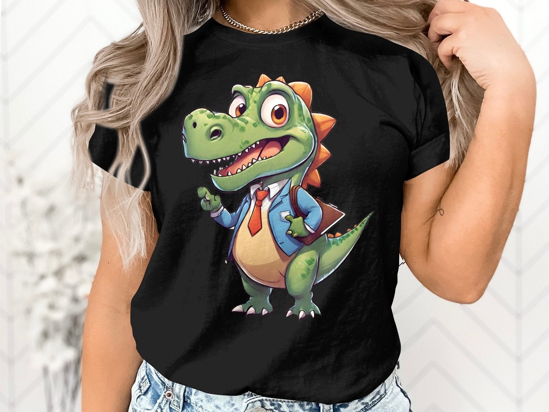 Funny Dinosaur Music Math School Teacher Appreciation Gift T-shirt ...