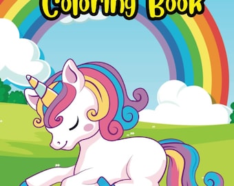 Unicorn Birthday Gift Activity Coloring Book Cute Animal Unicorn Horse Coloring Book Unicorn Coloring Books For Girls Boys Kids Adult Gift