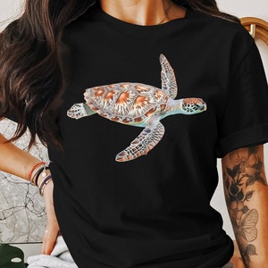 Cute Ocean Life Sea Turtle Lover Summer Beach Wildlife Gift T-Shirt Ocean Sea Turtle Lover Birthday Holiday Presents Tshirt