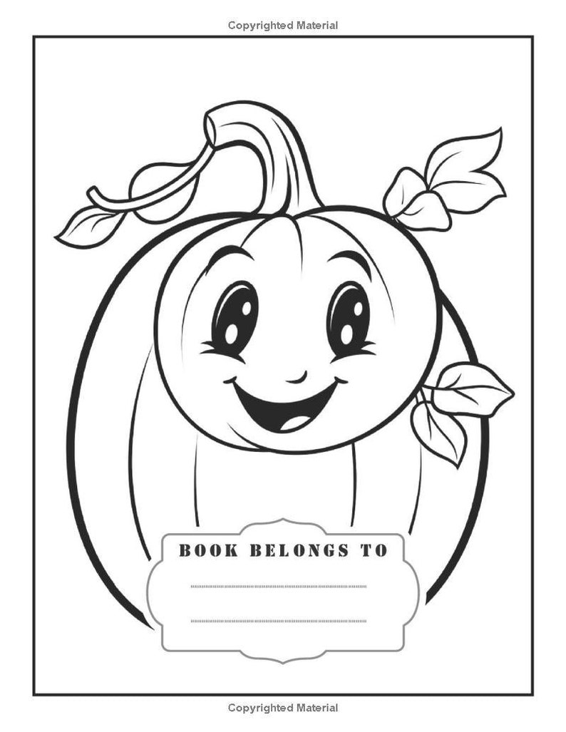 50 Pages Halloween Coloring Book for Kids Halloween Coloring Books for ...