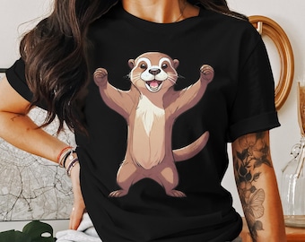 Funny Sea River Otter Animal Nature Lover Gift for Men Women T-Shirt Cute Otter Birthday Holiday Present Boys Girls Men Women Kids Tshirt