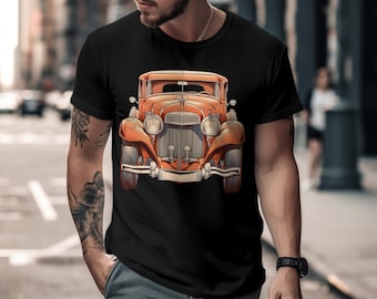 Vector muscle car americano com estilo desenhado à mão | Vetor Premium