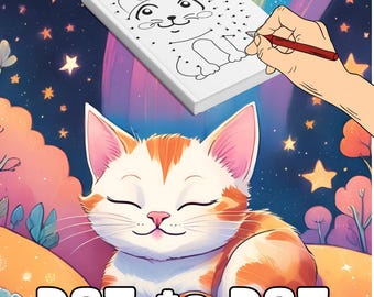 50 Pages Dot to Dot Animal Lover Activity Book Gift Kids Ages Boys Girls Teens Preschool Toddlers Bold and Easy Dot to Dot Animal Drawing