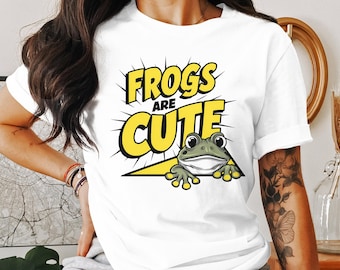Funny Frogs are Cute Toad Animal Gift for Men Women Girls T-Shirt Frog Toad Birthday Holiday Present Kids Boys Girls Tshirt